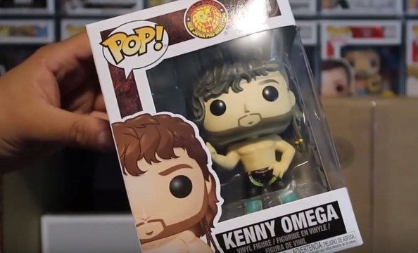 NJPW KENNY OMEGA & YOUNG BUCK FUNKO POP + RAZOR RAMON CHASE AUTOGRAPHED BY SCOTT HALL