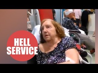 76-year-old gran forced to sleep on chairs pushed together in crammed A&E