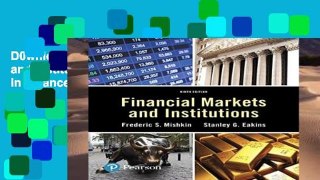 D0wnload Online Financial Markets and Institutions (Pearson Series in Finance) For Ipad