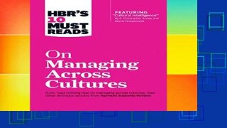 Popular  HBR s 10 Must Reads on Managing Across Cultures (with featured article 