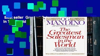 Best seller  Greatest Salesman In The World  E-book