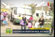 “Choferes sin limites” continúan generando caos en las calles de Lima