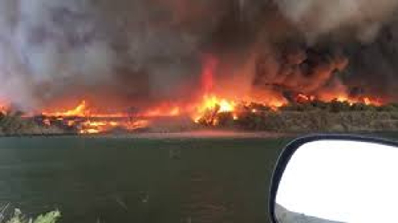 Une famille parvient à s'échapper d'une tornade de feu en Californie