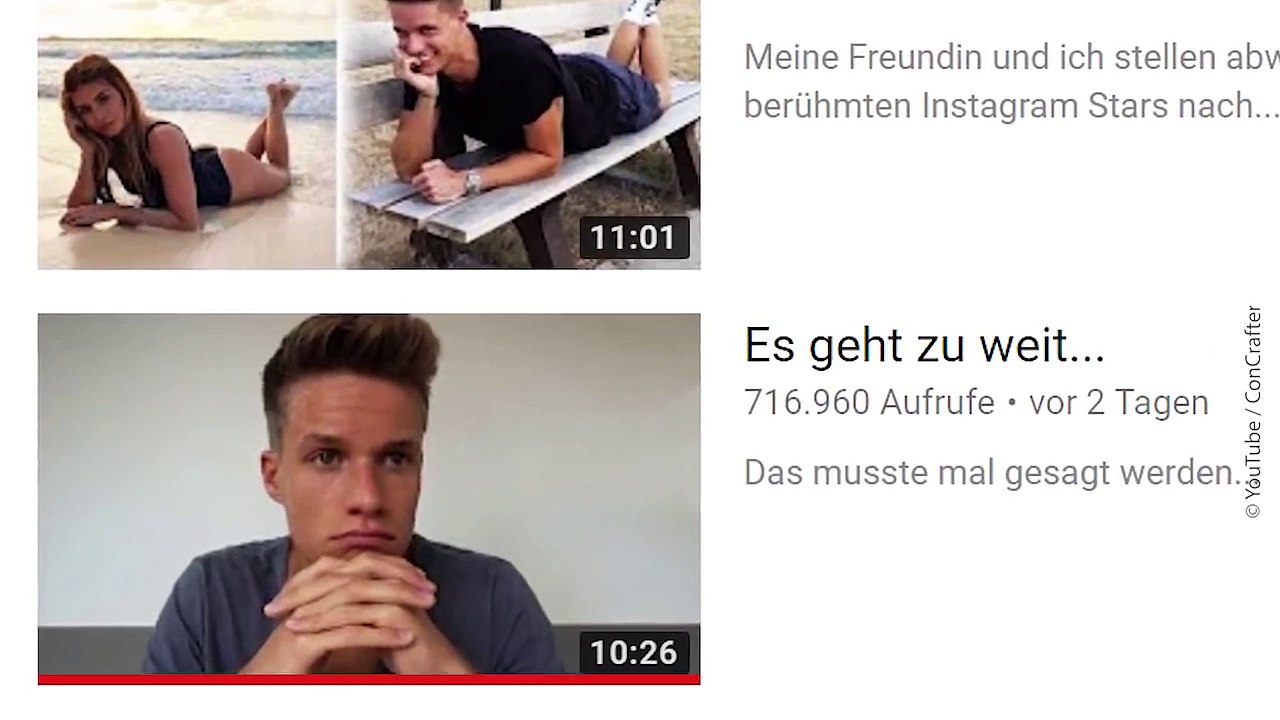 Luca Concrafter: Krasser Ausraster wegen Stalker-Fans!