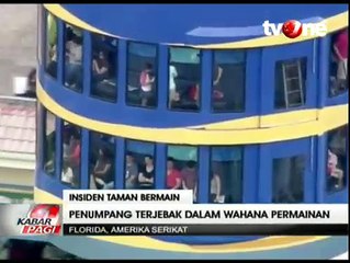 Puluhan Orang Terjebak di Wahana Permainan "Menara Langit"