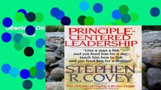 D0wnload Online Principle-Centered Leadership For Kindle