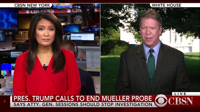 Trump calls on Attorney General Jeff Sessions to end the Mueller investigation