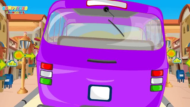 Les roues de lautobus | Wheels on the bus in French | Comptines et chansons pour enfants