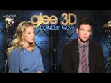 Heather Morris and Cory Monteith on Glee movie