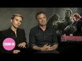 COSMOPOLITAN.CO.UK flip sexist questions on The Avengers Scarlett Johansson and Mark Ruffalo