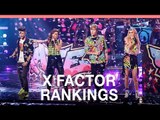 X Factor Rankings: Top 8 with Olly Murs and Kitty Brucknell