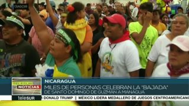 Nicaragua: claman por la paz en fiesta de Santo Domingo de Guzmán