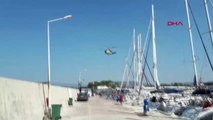 İzmir Urla'da Yangına 2 Helikopter ve 1 Deniz Uçağı ile Müdahale Edildi