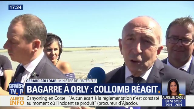 Bagarre Booba-Kaaris : Si deux rappeurs peuvent éviter de provoquer un embouteillage dans tout un aéroport, ce serait bien , réagit Gérard Collomb