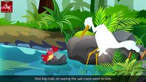 बगुला और केकड़ा - The Crane And The Crab in Hindi - Kahani - Fairy Tales in Hindi- Hindi Fairy Tales