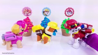 Paw Patrol Play Doh Ice Cream Sweet Treat Skye Rubble Marshall Toys Surprise Pretend Play