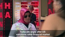 Turks react to US sanctions on two senior ministers