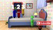 Five Little Monkeys 3D Nursery Rhymes | Color Crew 3 D Animation | 3D Rhymes for Kids | Ba