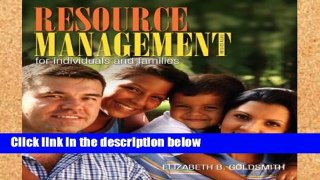 Popular  Resource Management for Individuals and Families  Full