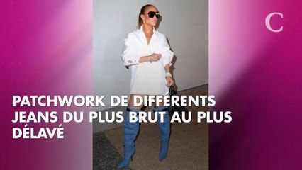 PHOTOS. J-Lo dégaine ses étonnantes bottes en jeans : son look années 2000 fait débat