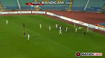 Second Goal Caktas M. (2-3) Slavia Sofia vs 	Hajduk Split