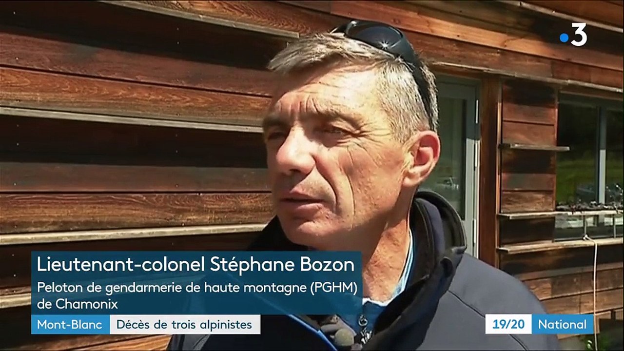 Les images de l'opération de secours après l'accident qui a coûté la vie à trois alpinistes dans les Alpes