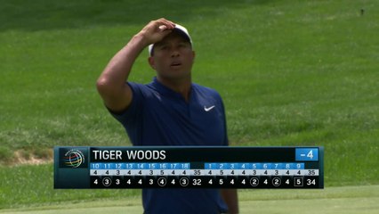 Un seul bogey pour Woods et un total de -4 au Bridgestone Invitational