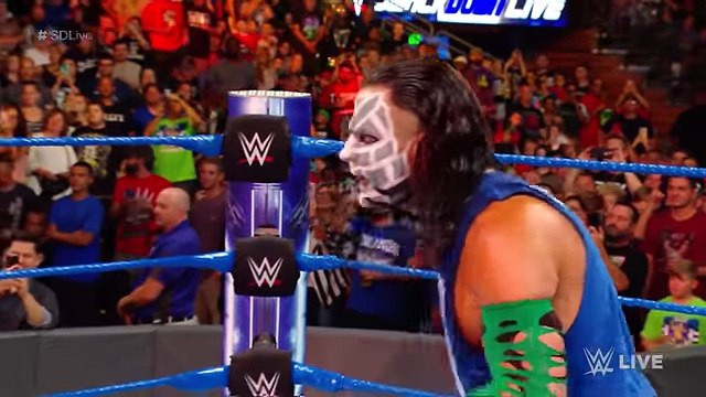 Smackdown July 31 2018 Shinsuke Nakamura and Randy Orton both attacks on Jeff Hardy wwe