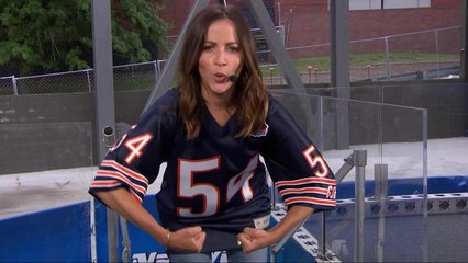 Kay Adams channels Brian Urlacher's signature introduction