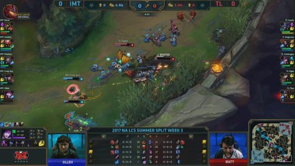 IMT vs. TL - NA LCS Week 3 Day 1 Match Highlights - Summer 2017