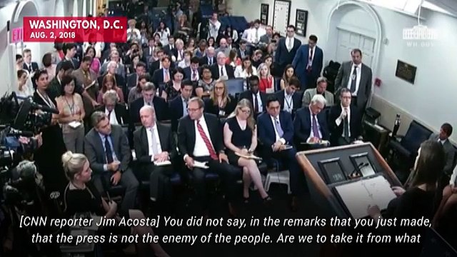 Sarah Huckabee Sanders Refuses To Say The Media Is Not The 'Enemy Of The People'