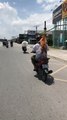 Doggy Piggyback Motorcycle Ride
