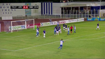 Efthymios Koulouris annuled Goal - Atromitos vs Dinamo Brest- 02.08.2018