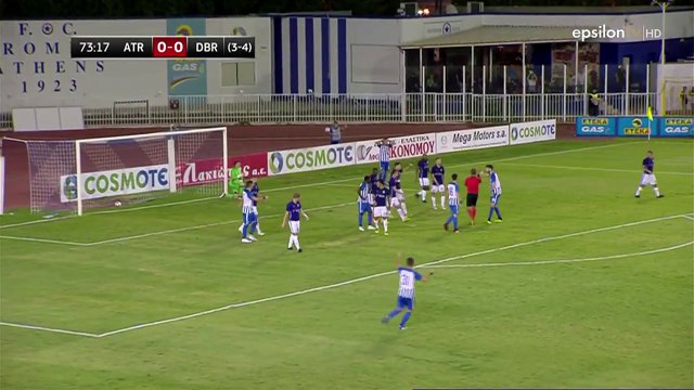 Efthymios Koulouris annuled Goal - Atromitos vs Dinamo Brest- 02.08.2018