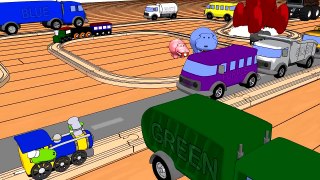 Learn Colors with Trains and Trucks