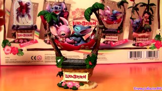 ♥ Disney Lilo & Stitch Figures Experiment 626 With Angel ❤ 4 Figurines PVC Box Set