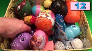 NEW Huge 101 Surprise Egg Opening Kinder Surprise Elmo Star Wars Disney Frozen Shopkins