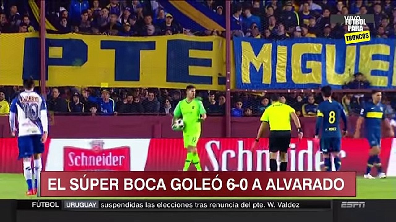 Boca vs Alvarado -(6-0)- RESUMEN Y GOLES - Copa Argentina