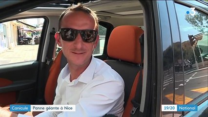 Canicule : panne géante à Nice