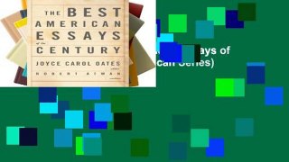 Open EBook The Best American Essays of the Century (The Best American Series) online