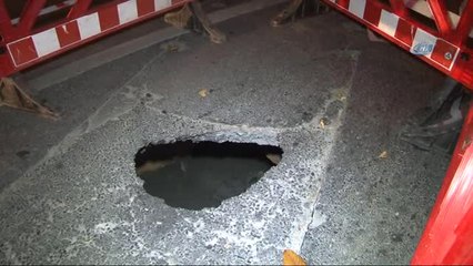 Beşiktaş'da Bir Hafta İçerisinde İkinci Kez Yol Çöktü