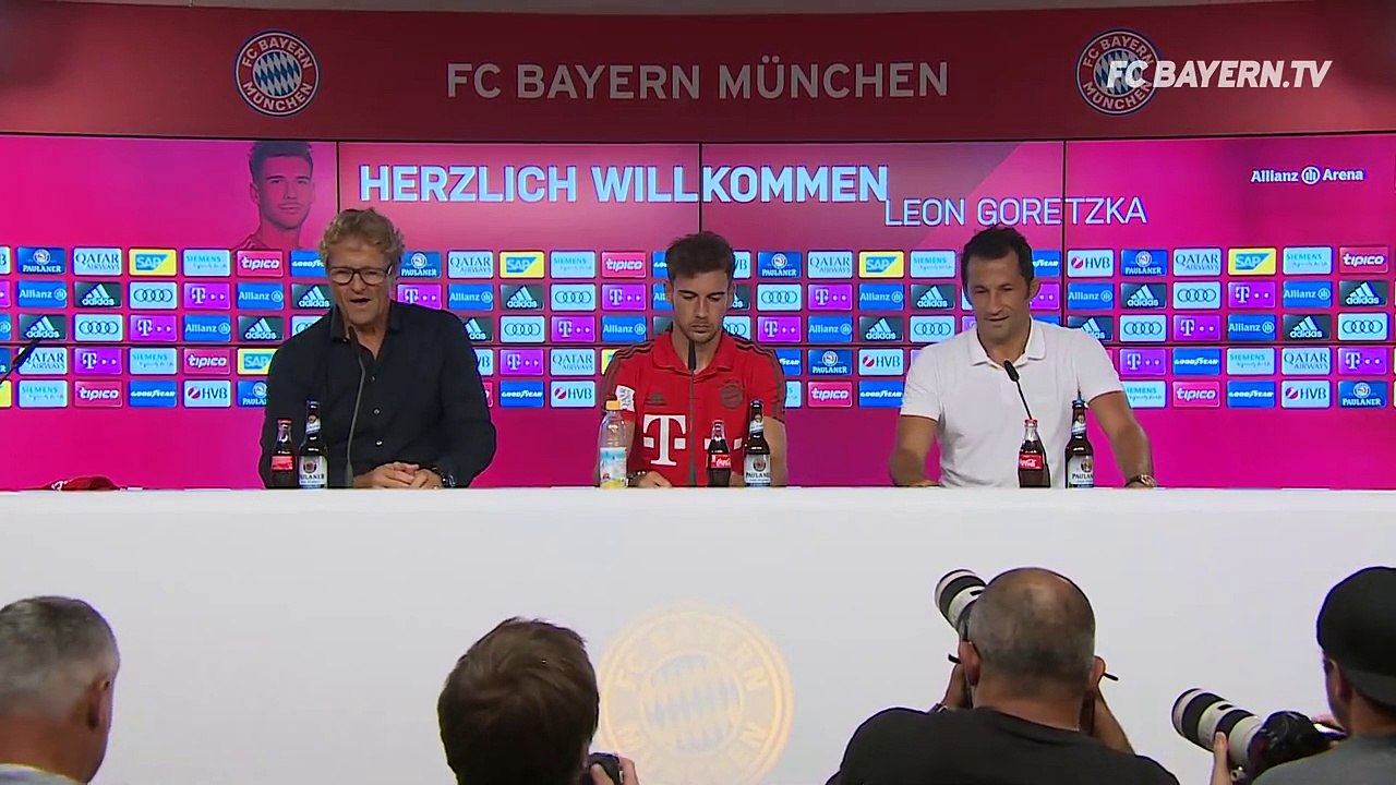 'I'm glad to be here!' | Presentation of Leon Goretzka at FC Bayern