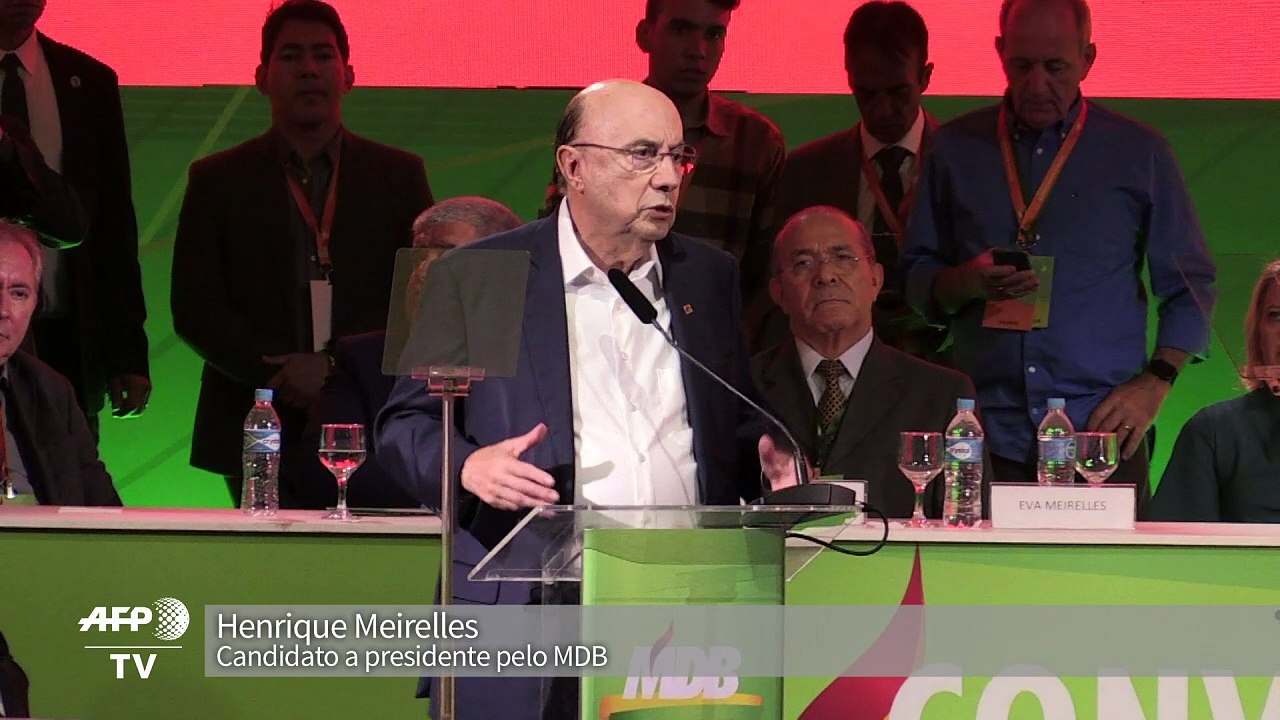 MDB lança candidatura de Meirelles