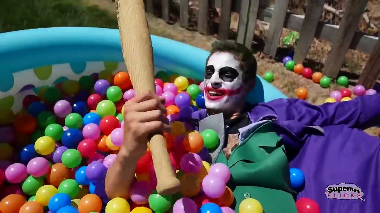 Joker and Little Joker Girl vs Spiderman vs Captain America | Real Life Superhero Movie Ma
