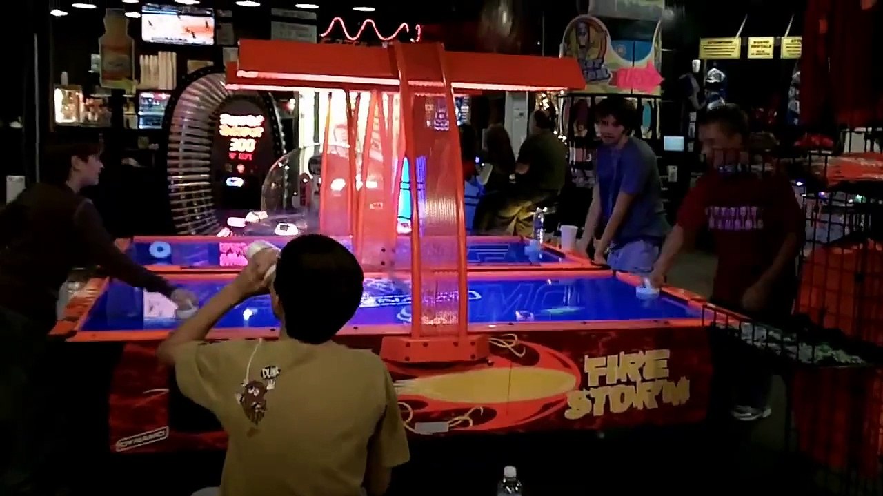 Guy Almost Breaks Neck on Trampoline