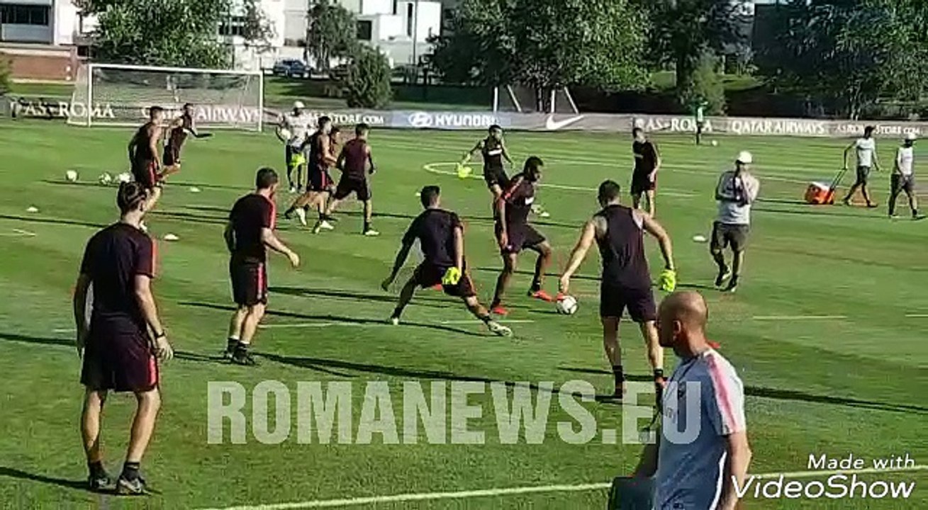 Roma, allenamento pomeridiano a Boston (3/08/2018)