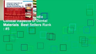 Any Format For Kindle  Clinical Aspects of Dental Materials  Best Sellers Rank : #5