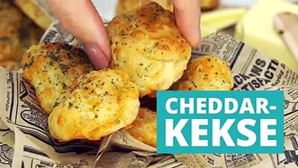 Die Geheimzutat ist immer Käse! In diesem Fall ist es zwar nicht so geheim, aber trotzdem wahr. Käse macht einfach alles besser - Sogar Kekse ZUM REZEPT 