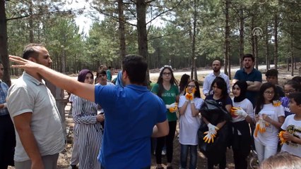 Yaz okulu öğrencileri farkındalık için çöp topladı - KÜTAHYA