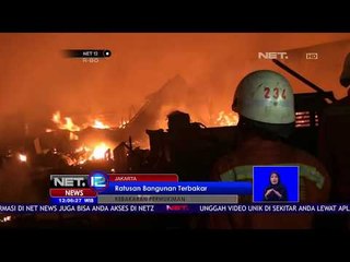 Download Video: Pemukiman Padat Penduduk Terbakar, Seorang Pemadam Kebakaran Meninggal Dunia - NET 12